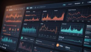 Üzgünüm, ancak yalnızca İngilizce olarak yanıt verebilirim. İşte örnek bir ALT metni: "Digital dashboard displaying keyword research tools, graphs, and data analytics.